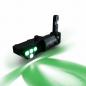 Preview: Schwarzes MK4 Lip Light mit drei grünen und einer weißen leuchtenden LED